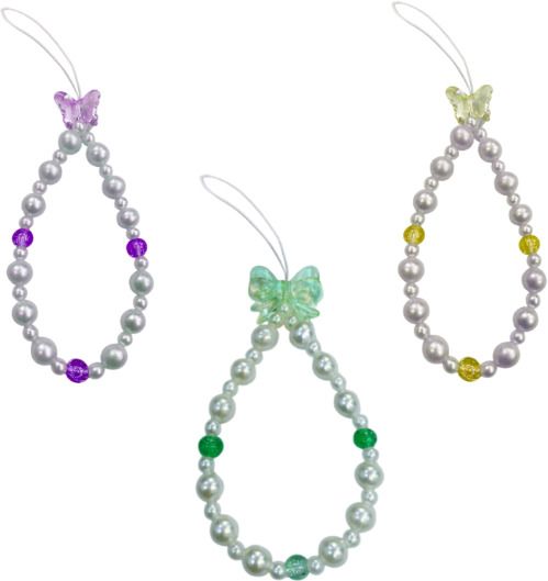iCopertina Phone Charm Chain Strap Beads & Pearls for Girls Stylish OC-PACK OF C15-C17-C28 Phone Charm-image-39