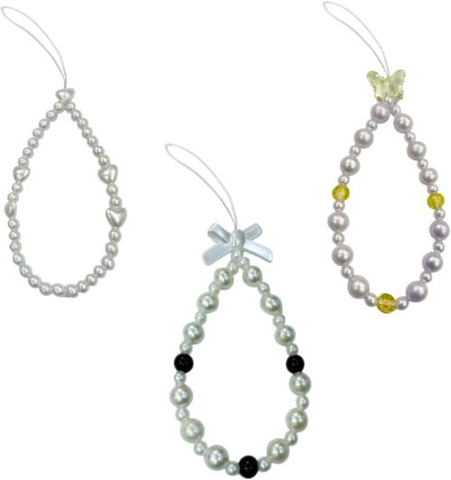 iCopertina Phone Charm Chain Strap Beads & Pearls for Girls Stylish OC-PACK OF C01-C17-C25 Phone Charm-image-41