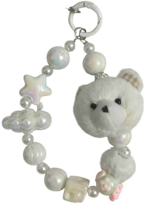Janvi Accessories Teddy Bear Charm Keychain Phone Charm-image-13