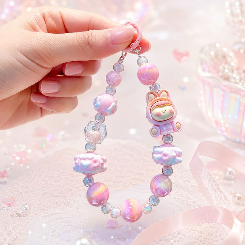 Gopalvilla Bunny Beaded Phone Charm Strap Phone Charm-image-15
