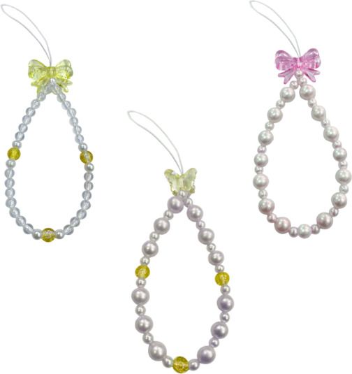 iCopertina Phone Charm Chain Strap Beads & Pearls for Girls Stylish OC-PACK OF C05-C14-C17 Phone Charm-image-44