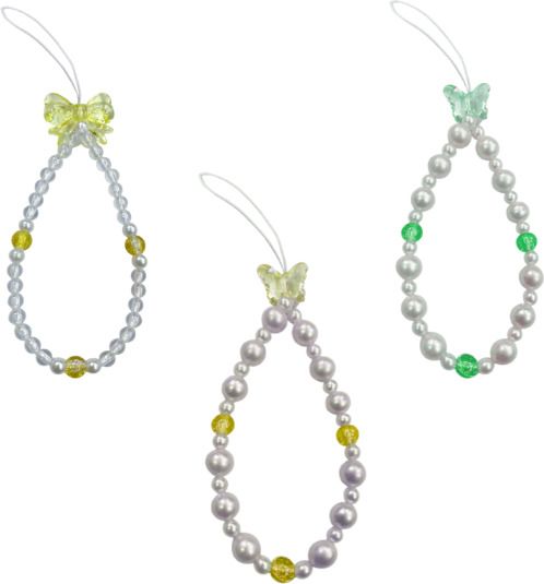 iCopertina Phone Charm Chain Strap Beads & Pearls for Girls Stylish OC-PACK OF C05-C1C17 Phone Charm-image-40
