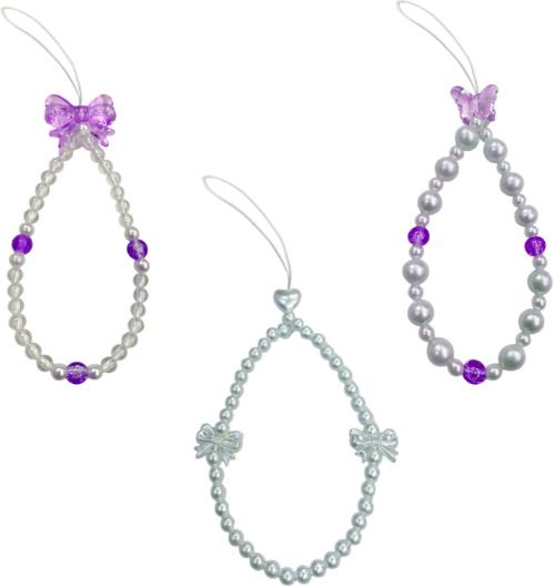 iCopertina Phone Charm Chain Strap Beads & Pearls for Girls Stylish OC-PACK OF C08-C15-C23 Phone Charm-image-28