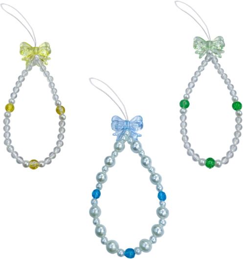 iCopertina Phone Charm Chain Strap Beads & Pearls for Girls Stylish OC-PACK OF C05-C06-C22 Phone Charm-image-39