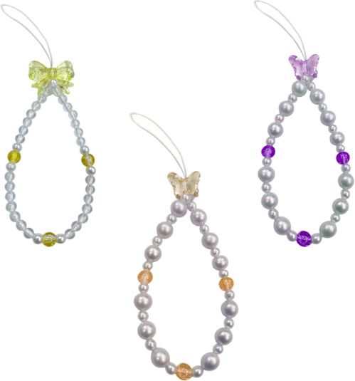 iCopertina Phone Charm Chain Strap Beads & Pearls for Girls Stylish OC-PACK OF C05-C15-C21 Phone Charm-image-19