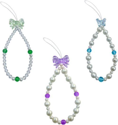 iCopertina Phone Charm Chain Strap Beads & Pearls for Girls Stylish OC-PACK OF C06-C11-C16 Phone Charm-image-47