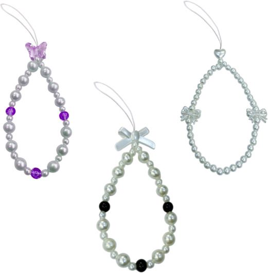 iCopertina Phone Charm Chain Strap Beads & Pearls for Girls Stylish OC-PACK OF C15-C2C25 Phone Charm-image-21