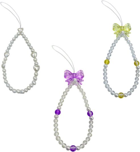 iCopertina Phone Charm Chain Strap Beads & Pearls for Girls Stylish OC-PACK OF C01-C05-C08 Phone Charm-image-43