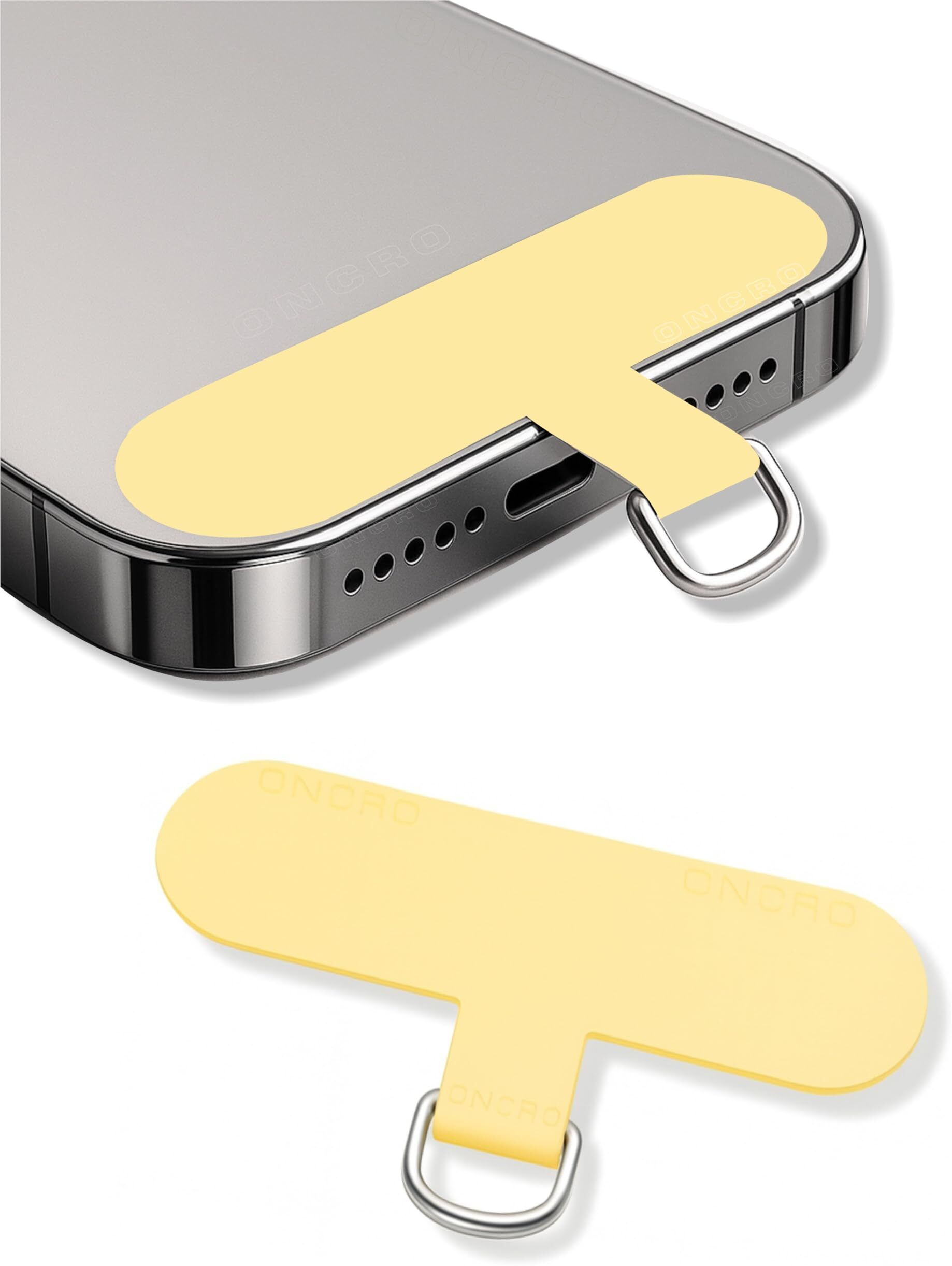ONCRO Universal Yellow Phone Tether Patch Anti-Lost Strap Holder Pad Lanyard Phone Charm-image-22