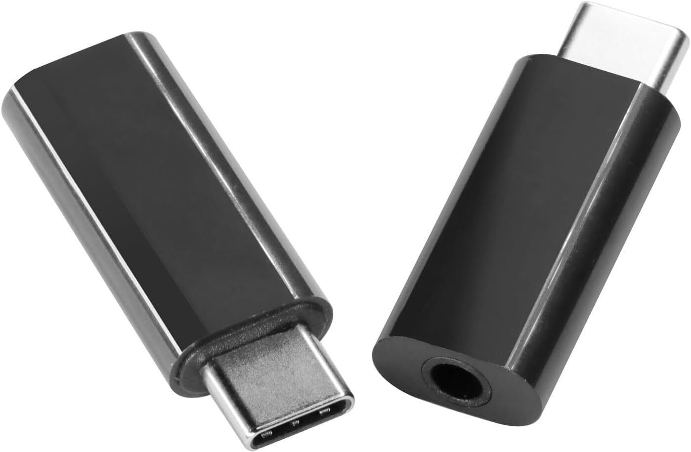 KAELAN Black Black 2Pcs AVIKA Type C to 3.5 mm Jack Audio Connector Phone Converter Black Phone Converter-image-49