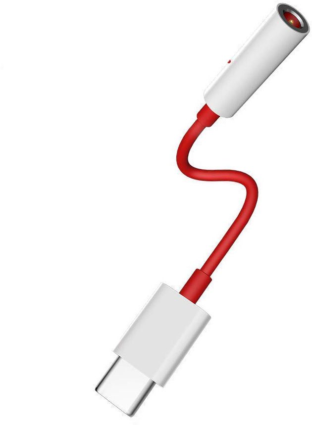 rectitude red type-c to 3.5 mm headphone jack adapter compatible with all type c devices phone converter