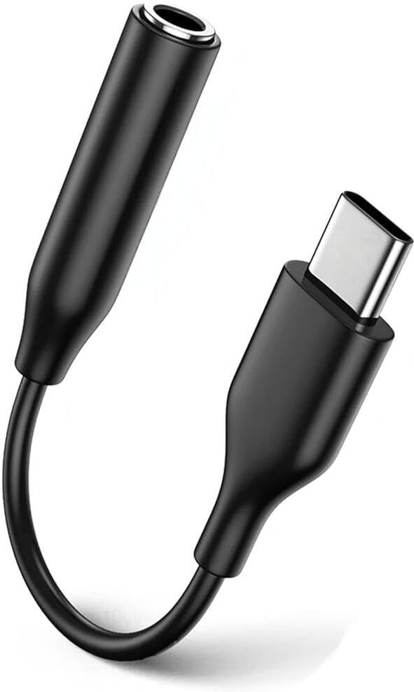 RT INFOTECH Black USB C to 3.5mm Headphone Jack Adapter AUX Audio Converter with Mic Support Cable Phone Converter-picture-28