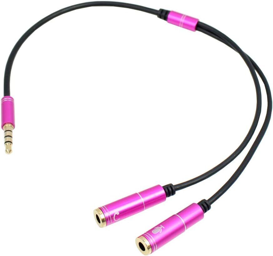 Czech Multicolor New Y adapter & jack & AUX splitter (1×3.5mm male to 2 female QMO23 Phone Converter-image-13