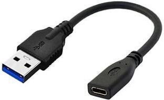 TECHGEAR Black USB A Male to USB C Female Adapter 0.2m Phone Converter-image-26