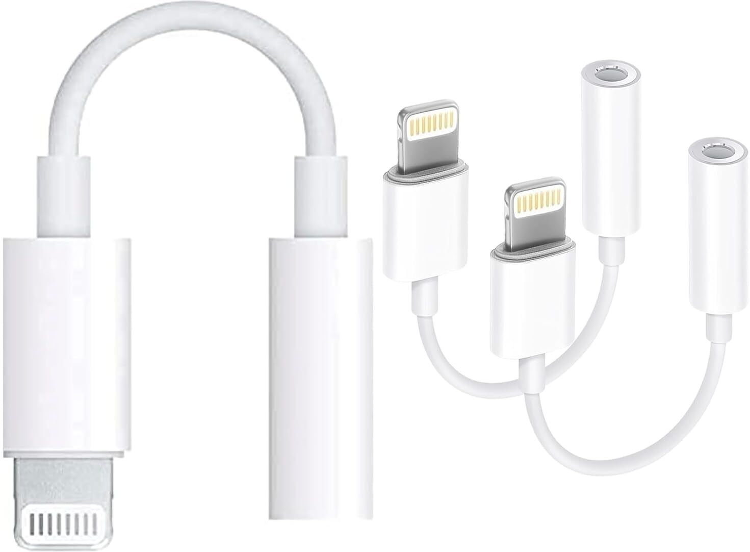 IMMUTABLE Multicolor Headphone Jack Adapter Lighting Cable DCI36 Phone Converter-image-37