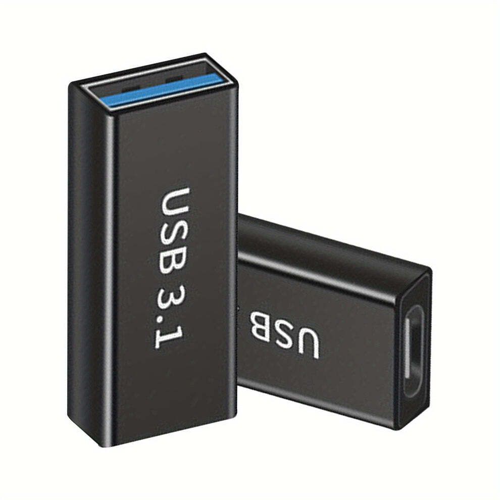 ZENIFY Black USB C Female to USB A Female Adapter USB Type C Coupler Extender Extension Phone Converter-picture-25