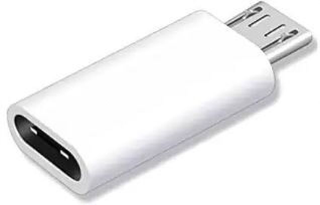 TECHGEAR black ,white Type C Female to Micro USB Type B 2.0 Male phone converter Phone Converter-image-43