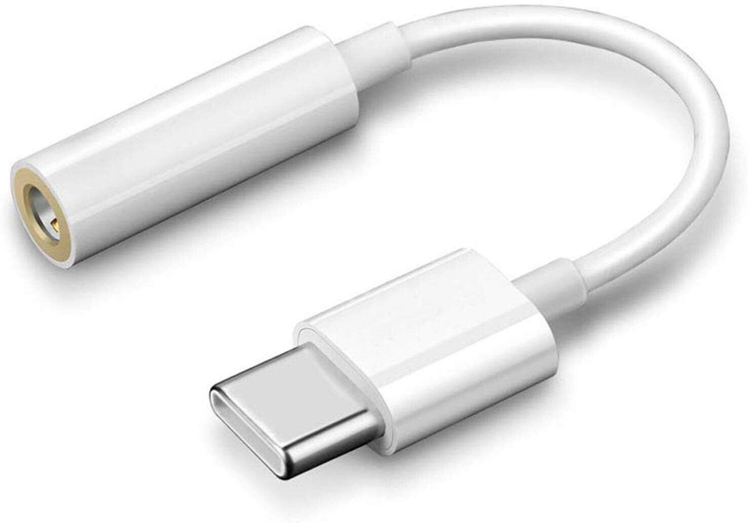 CABTRONICS White USB Type-C to 3.5mm Female Audio Jack Adapter – Hi-Fi Sound Converter Phone Converter-image-6