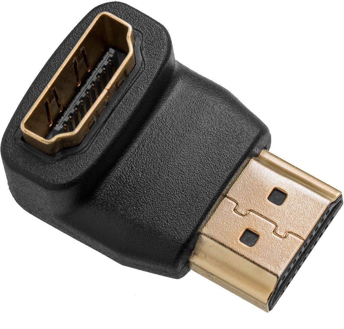 SVDK Black HDMI Adapter 90 Degree 4K HDMI Male to Female Connector 270 Degrees Extender Phone Converter-image-43