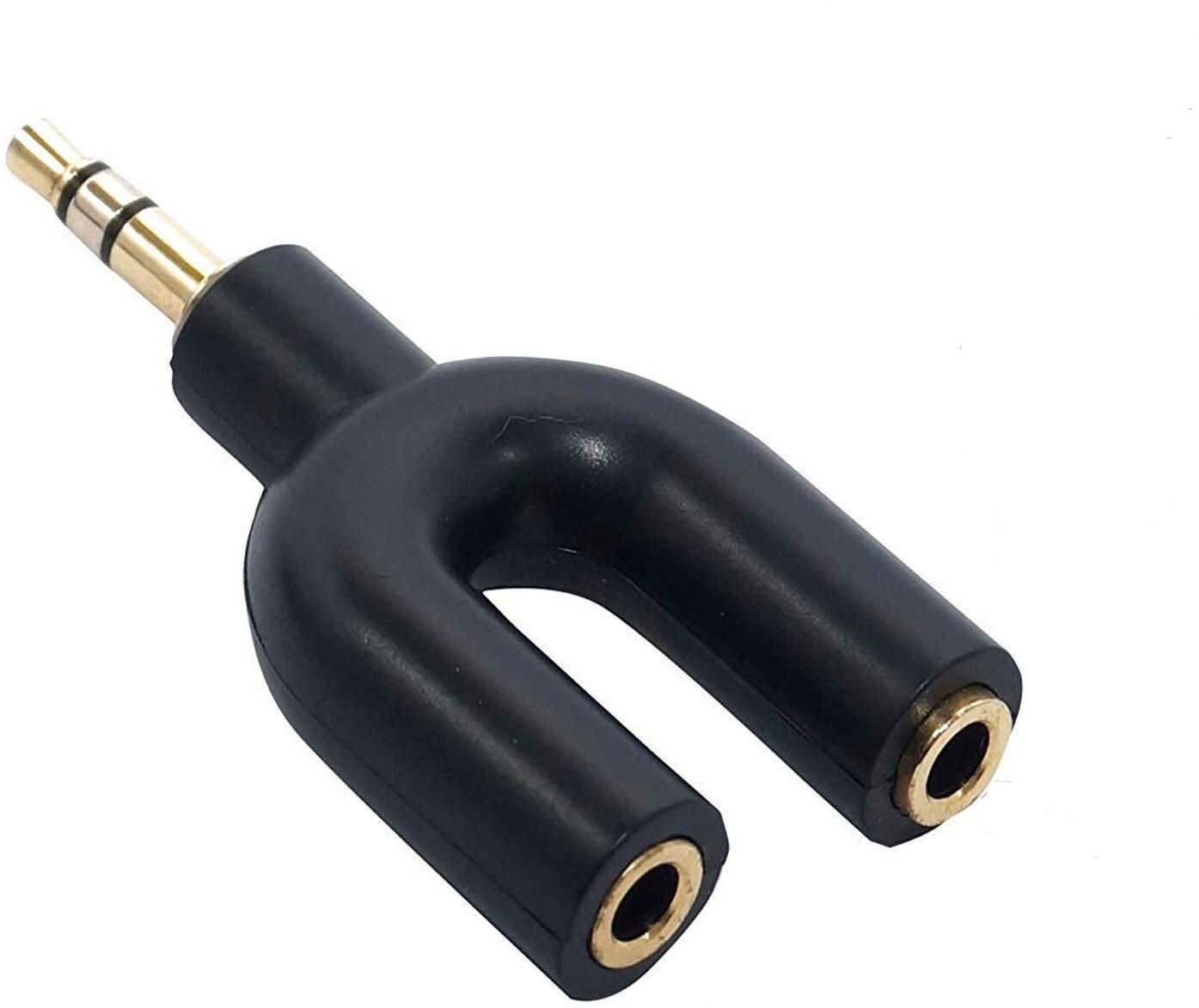 IMMUTABLE Multicolor RME-New U Shape Audio Jack to Headphone Converter ZVV23 Phone Converter-image-34