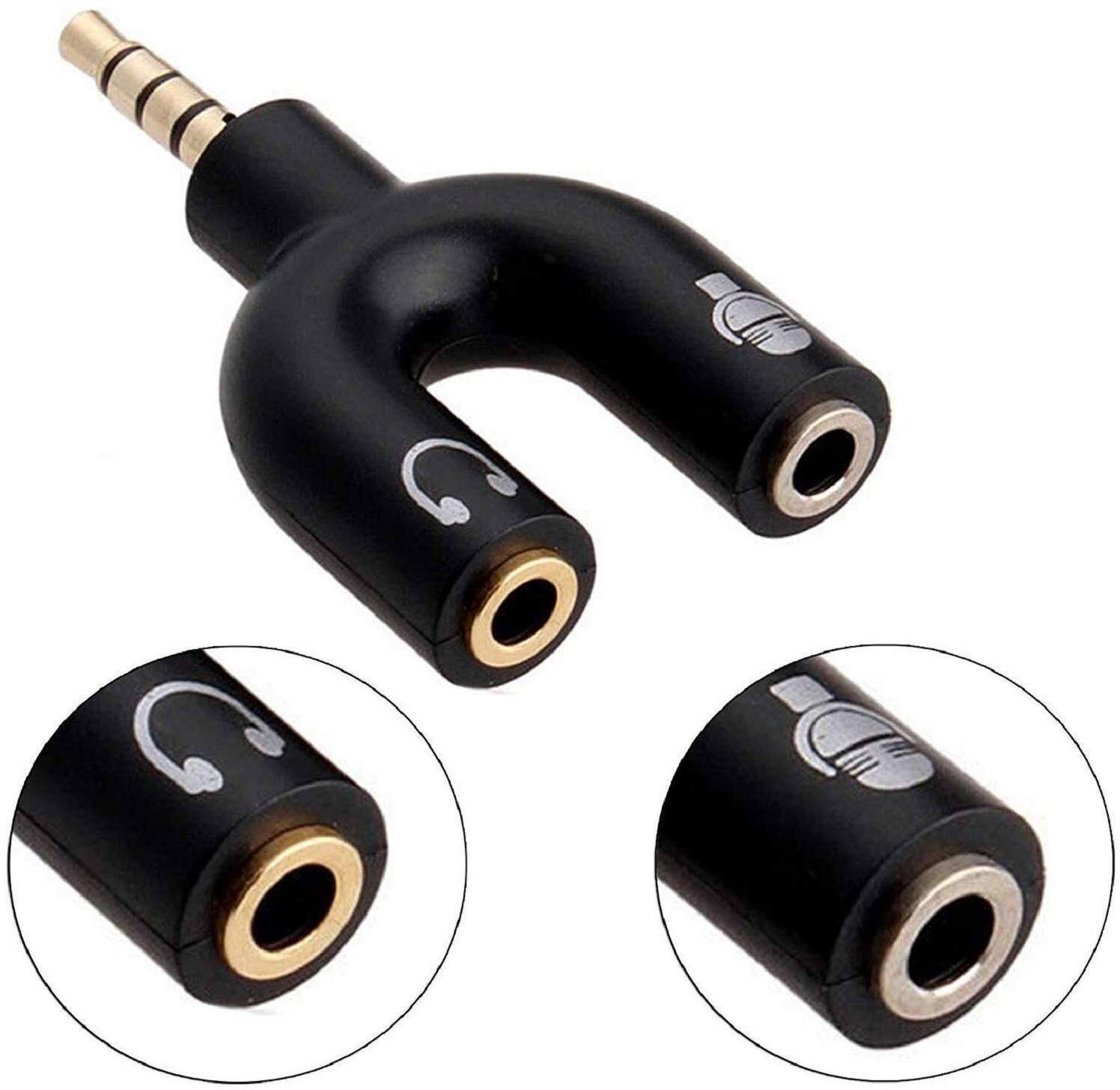 4uonly Multicolor BRE-New U-Shape 3.5mm Audio Jack, Male KHH14 Phone Converter-image-7