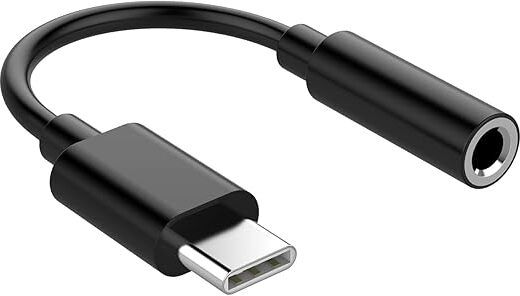 Expresscraft Black Type C to 3.5mm Headphone Jack, Upgrade Fi Sound Compatible All Type Phone Converter-picture-20