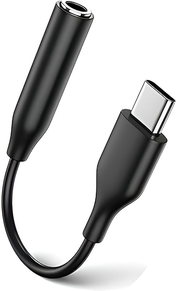 nikolve Black Type C to 3.5mm Audio Jack Connector, Headphone Converter for All Type C Devices Phone Converter-image-37