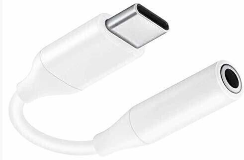 Pacificdeals White Type C to 3.5mm Audio Jack Adapter Compatible For Galaxy S10 Lite, M40, A80 Phone Converter-image-32