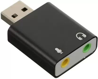 TECHGEAR Black USB Aluminum Alloy External Stereo & Mic Sound Adapter 3.5mm Headset Jack Phone Converter-image-27