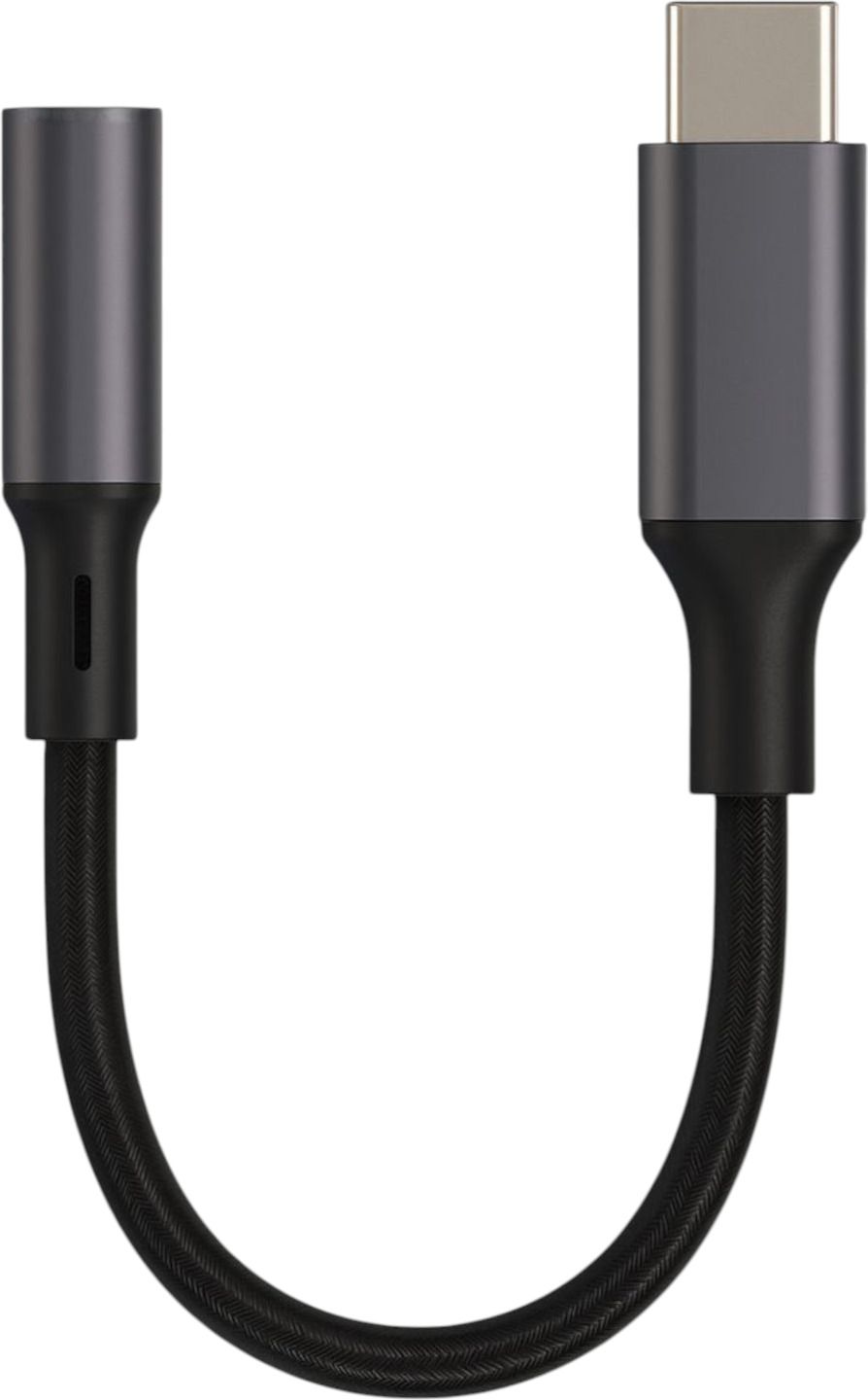 JAZX Black, Brown Type C to 3.5 mm Jack Audio Connector Braided Especially for All Mobiles Phone Converter-image-32