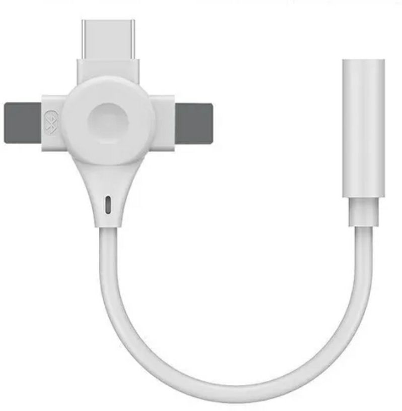 SANNO WORLD White 3 in 1 audio splitter adapter phone converter Phone Converter-image-28