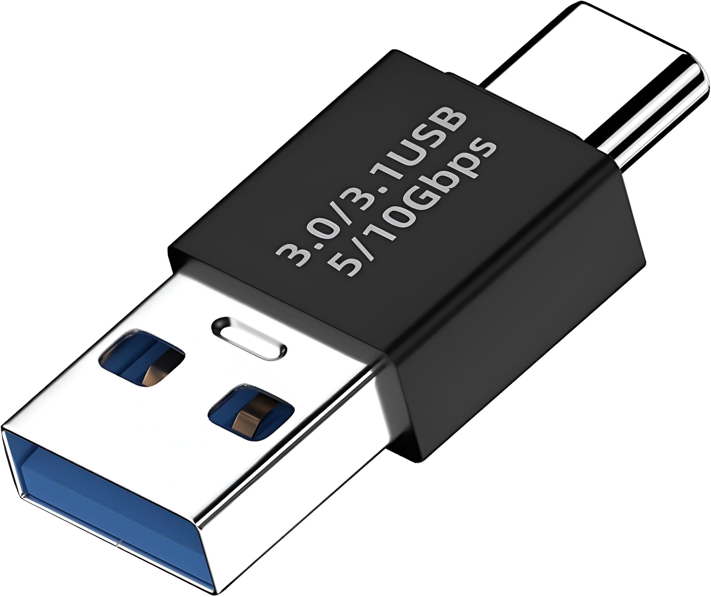 ZENIFY Black C Male to USB A Male Adapter,USB A Male to Male Plug Coupler Extender Phone Converter-picture-30