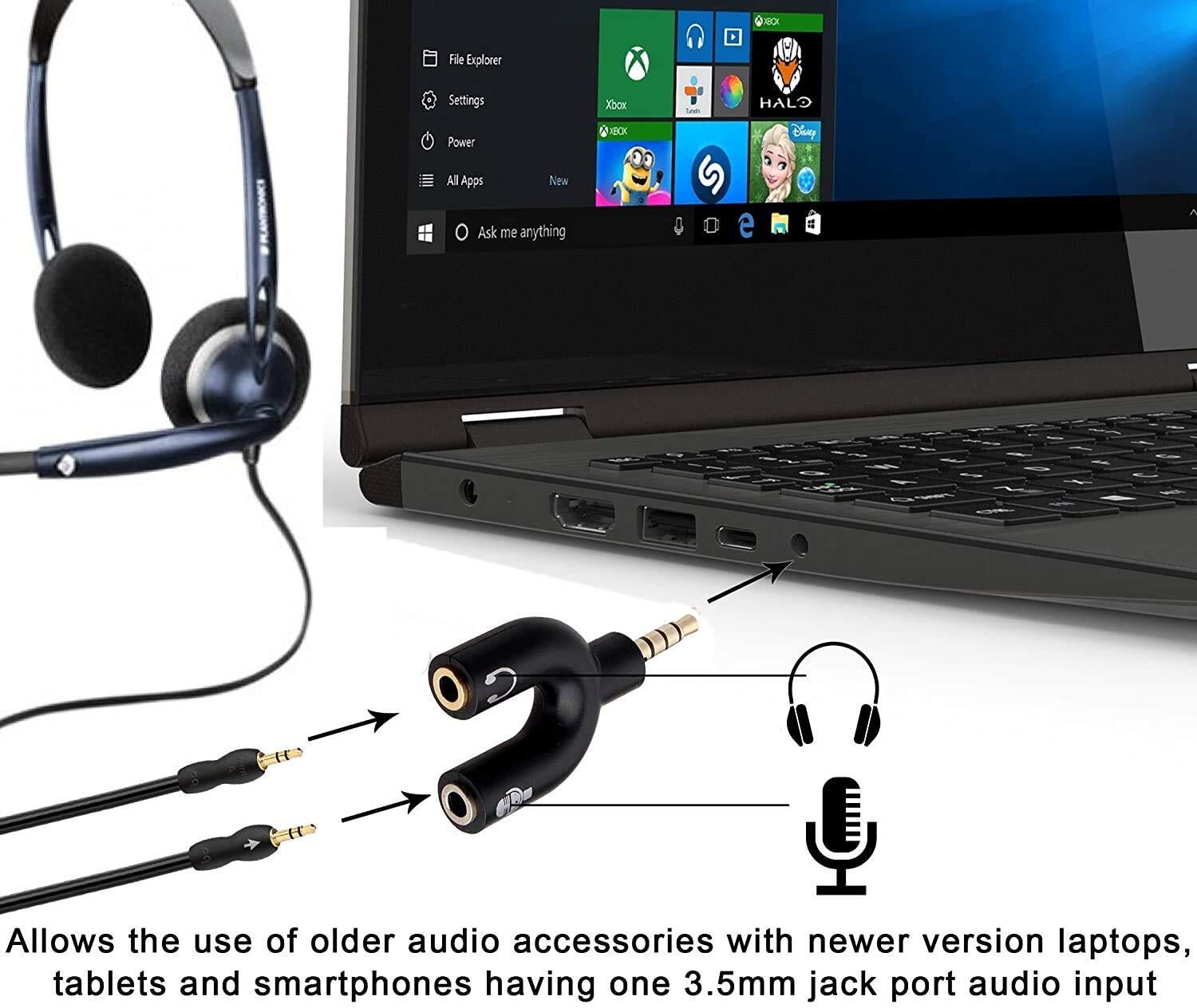 IMMUTABLE Multicolor RME-New U Shape Audio Jack to Headphone Converter ZVV37 Phone Converter-image-9