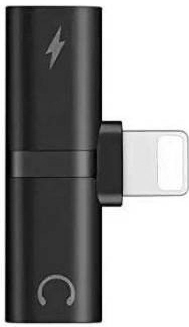 SANNO WORLD Silver, Black 2 in 1 Headphone & Charger Splitter Connector for lighting Phone Converter-picture-23
