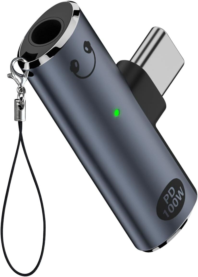 Tobo Black USB C to 3.5mm Audio Adapter, 2 in 1 USB C to Headphone Jack Adapter TD-1427CC Phone Converter-picture-26