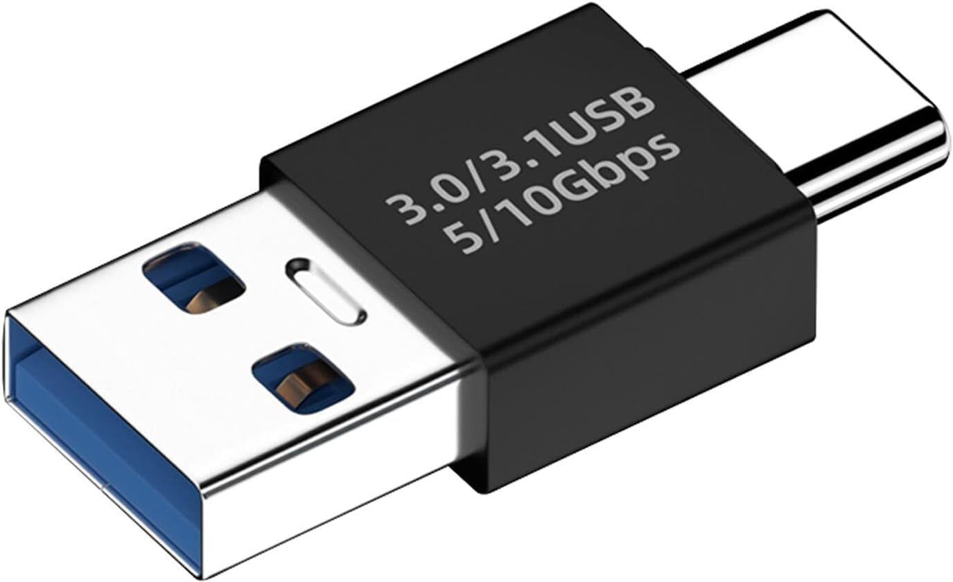ZENIFY Black USB Type C Male to USB A Male Connector, USB 3.0 Adapter Jointer Phone Converter-picture-28