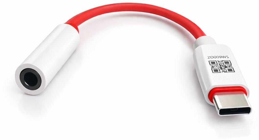CAPLIC Weight, Red USB-C to 3.5mm audio Jack Connector,Headphones Jack Adaptor Phone Converter-image-3