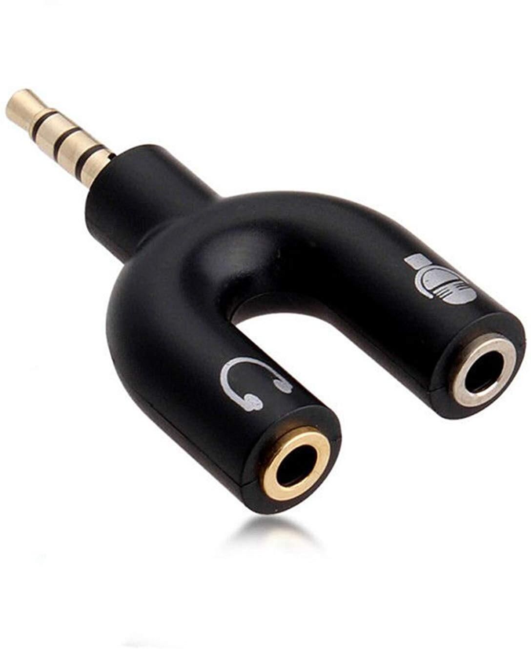 TECHEL Multicolor SKE-Black U Shape 3.5mm Audio Jack to Headphone Converter QK1 Phone Converter-image-38