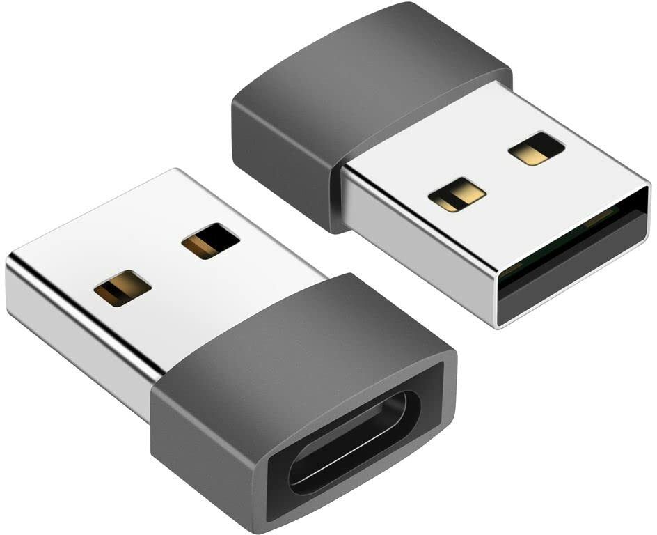 ankSONline Black USB C Female to USB Male Adapter For Charging & Data Transfer Pack Of 2 Phone Converter-image-9