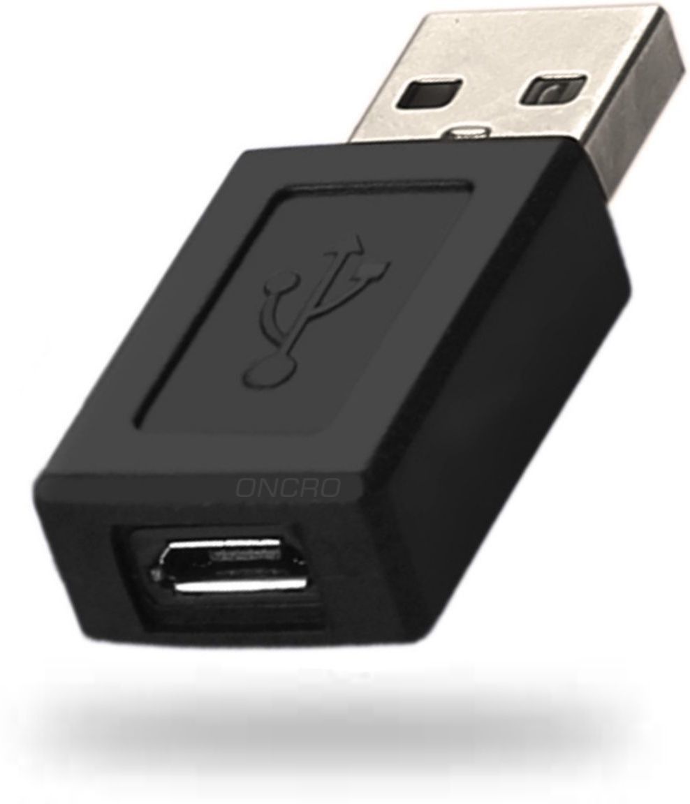 ONCRO Black Micro USB Female to USB Male converter 5 pin coupler OTG USB adapter Phone Converter-image-27