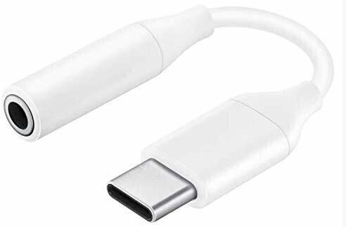 Pacificdeals White C Type To 3.5mm Splitter Stereo Audio Jack Converter Headphones Adapter Connector Type C Devices Compatible for Galaxy S10 Lite Phone Converter-image-42
