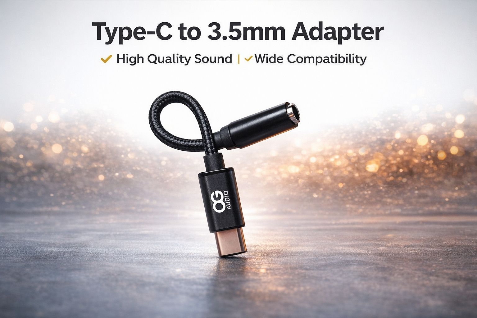 CAPLIC Black OG Audio jack Phone Converter-image-2