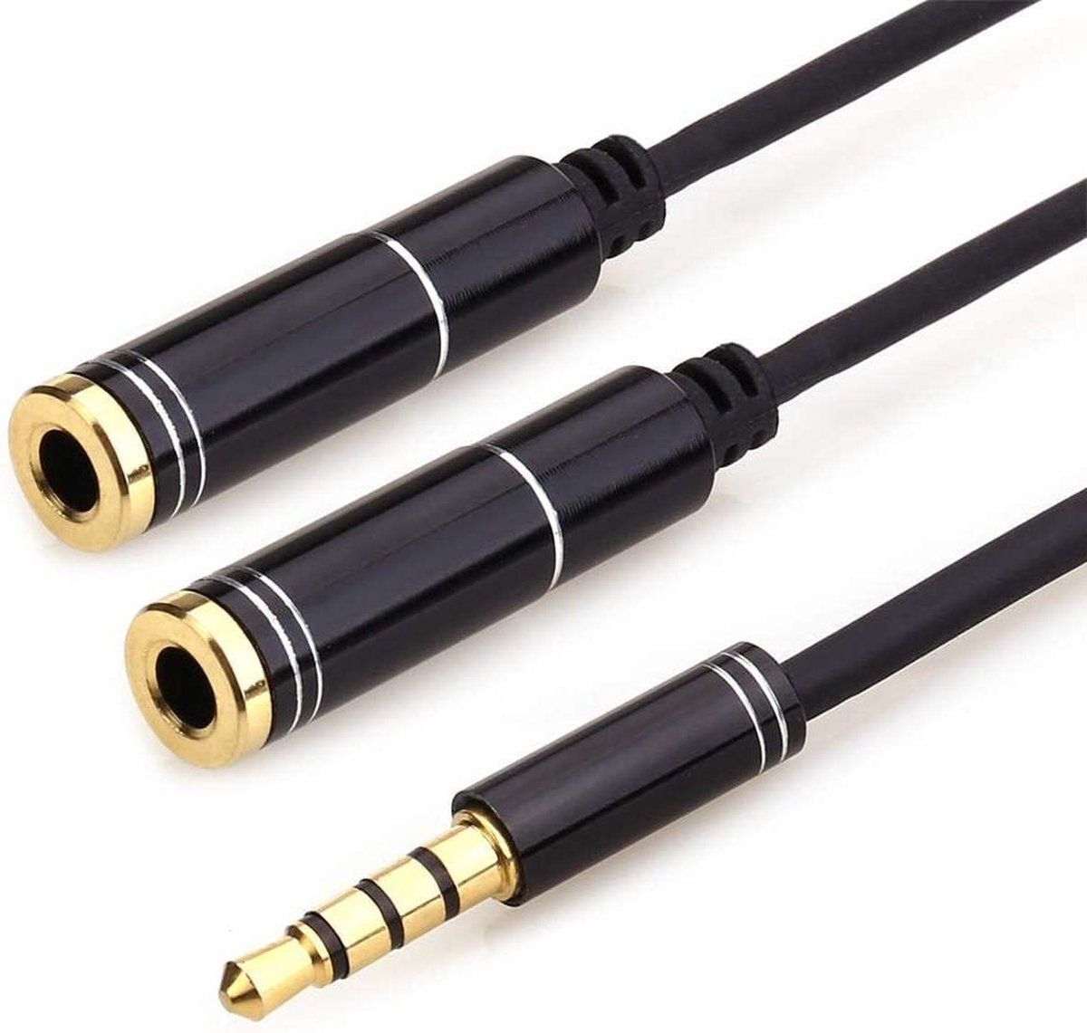 ENMORA Multicolor 3.5 mm 1-Male to 2-Female Microphone Y Splitter Cable SGG22 Phone Converter-image-33
