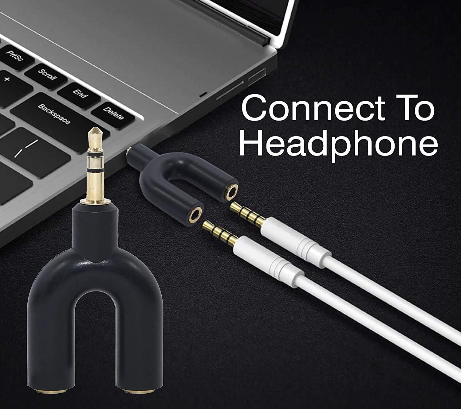 IMMUTABLE Multicolor RME-New U Shape Audio Jack to Headphone Converter ZVV2 Phone Converter-image-8