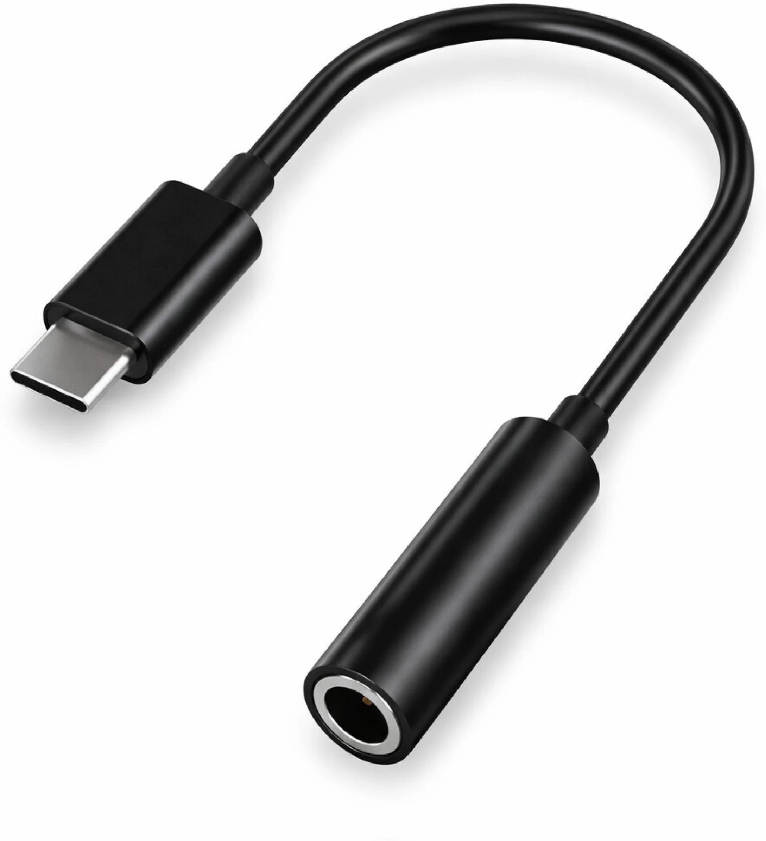 CABTRONICS Black Type C to 3.5mm Audio Jack Cable, DAC Headphone/Earphone Converter Adapter_03 Phone Converter-picture-36