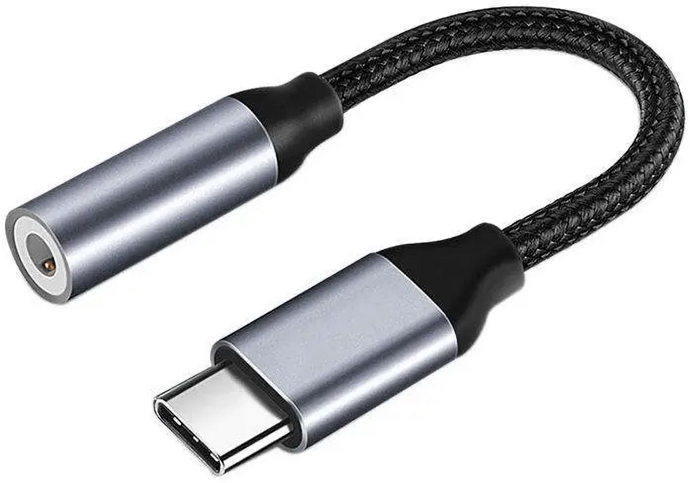 Multybyte Grey Type-C to 3.5 mm Stereo Aux Converter Adapter Cable Phone Converter-picture-42