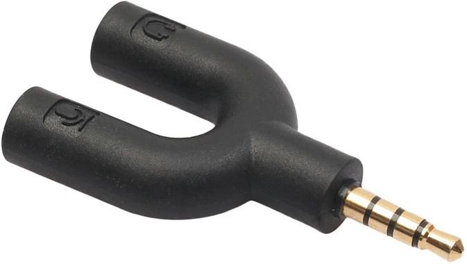Czech Multicolor KNE-3.5mm Audio Jack U Shape Splitter Converter Adaptor ANS3 Phone Converter-image-19