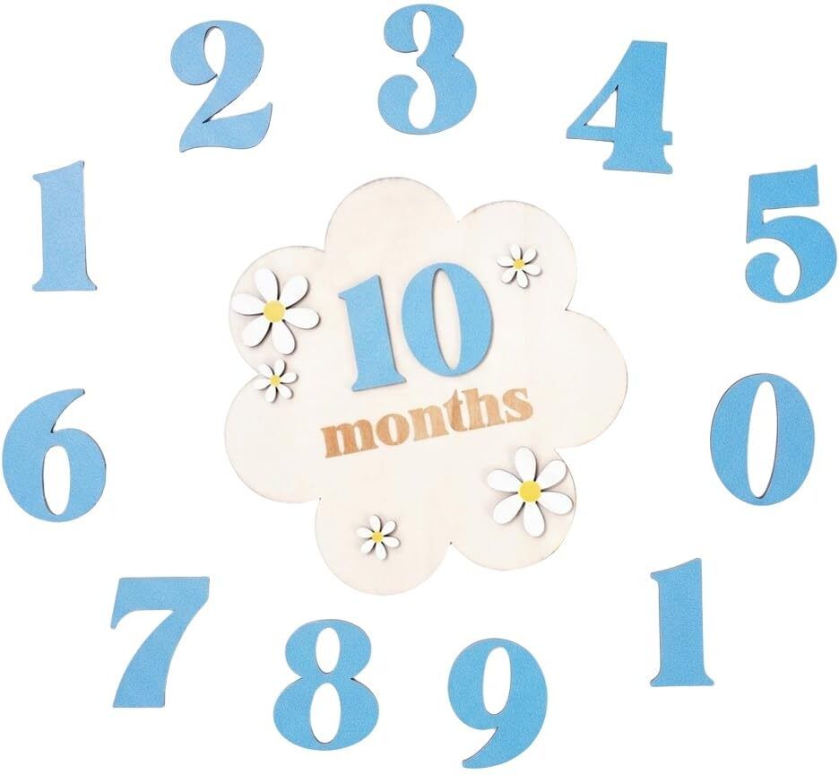 gustave Baby Monthly Photoshoot Props Cards Photo Booth Board-picture-24