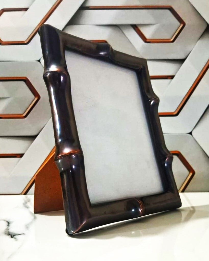 EH AL 05 Aluminum Photo Frame with Antique Copper Finish 8.5 Inches 7 inch Aluminum Photo Frame-image-49
