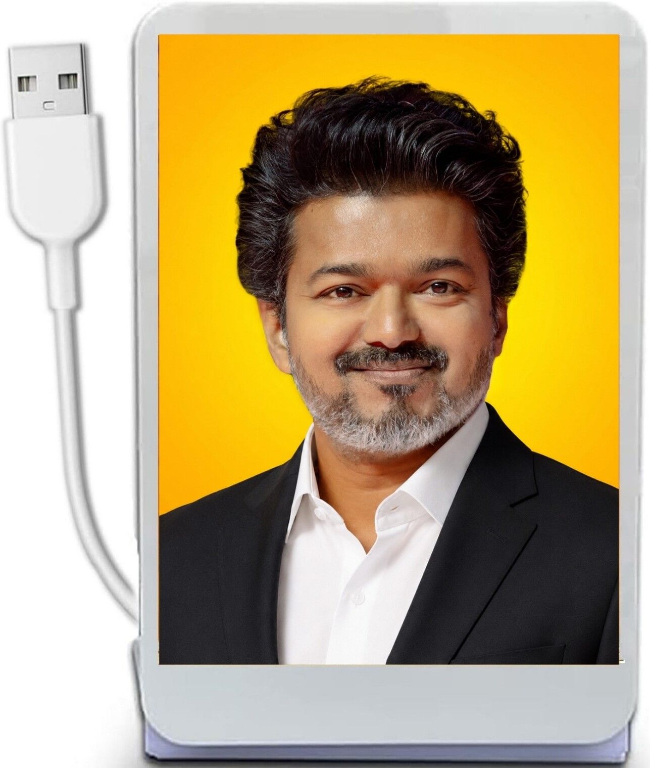 vgs marketings TAMILNADU CM CHIEF MINISTER C JOSEPH VIJAY TVK DUAL SIDE CAR DASHBOARD LED PHOTO 5 inch CAR DASHBOARD LED PHOTO-picture-16